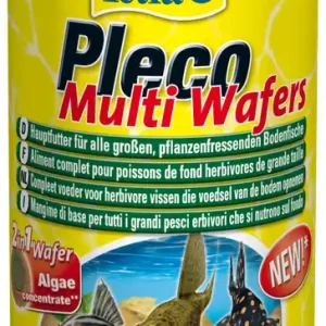 Tetra Pleco Multi Spirulina Wafers, Hauptfutter-Wafers, 105 g Schneller Versand